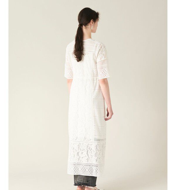 GRACE CONTINENTAL「コンビレースVネックワンピース」|ワンピース|