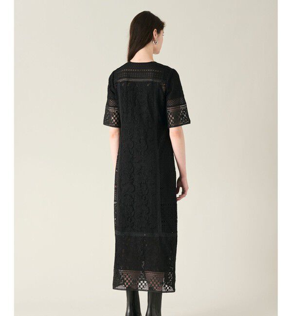 GRACE CONTINENTAL「コンビレースVネックワンピース」|ワンピース|