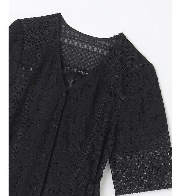 GRACE CONTINENTAL「コンビレースVネックワンピース」|ワンピース|