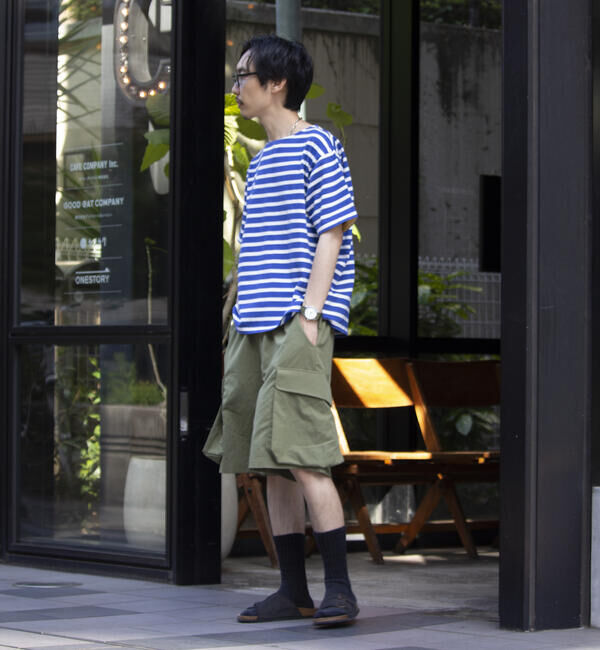 GLOSTER「【GLOSTER/グロスター】バスクシャツ ボーダーTシャツ ショートスリーブ」|Tシャツ・カットソー|