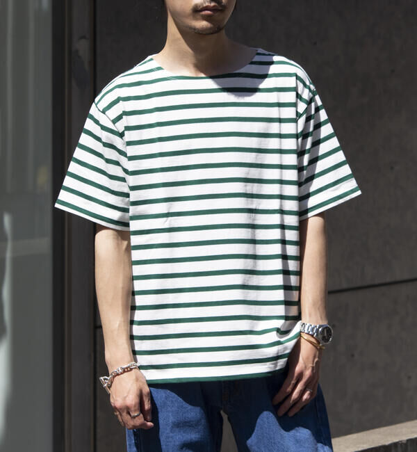 GLOSTER「【GLOSTER/グロスター】バスクシャツ ボーダーTシャツ ショートスリーブ」|Tシャツ・カットソー|