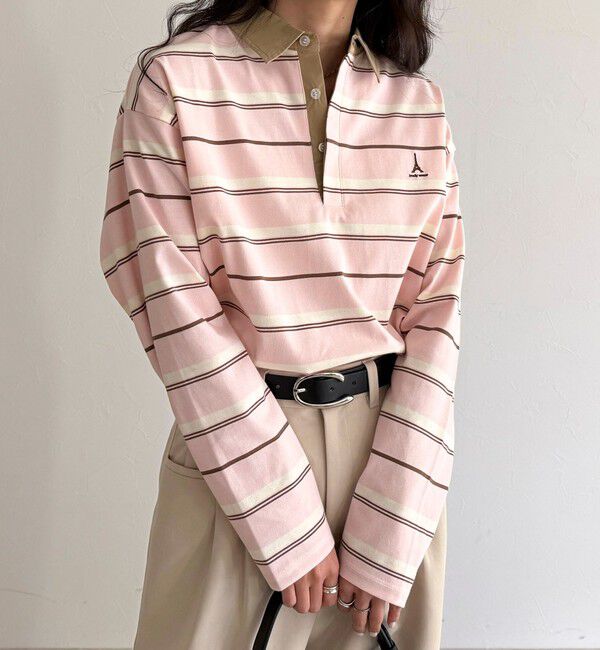 fredy emue「マルチボーダーラガーロンTシャツ」|Tシャツ・カットソー|