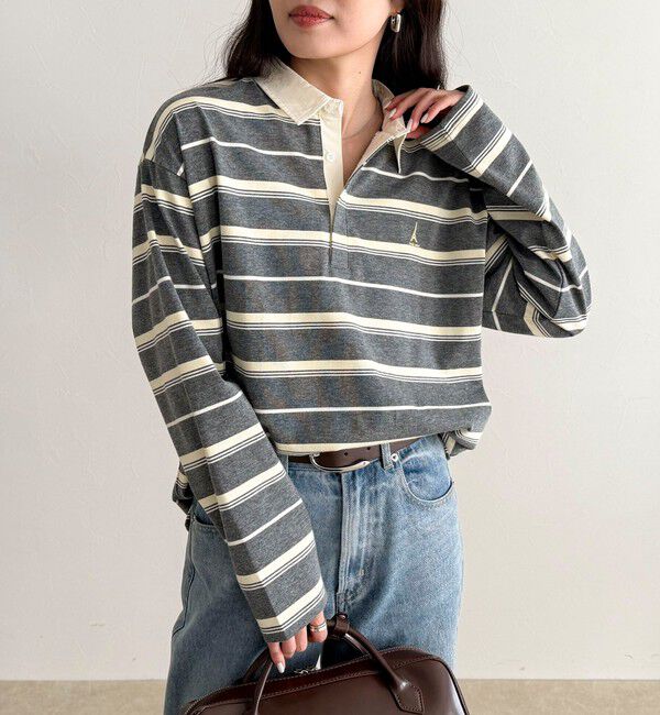 fredy emue「マルチボーダーラガーロンTシャツ」|Tシャツ・カットソー|