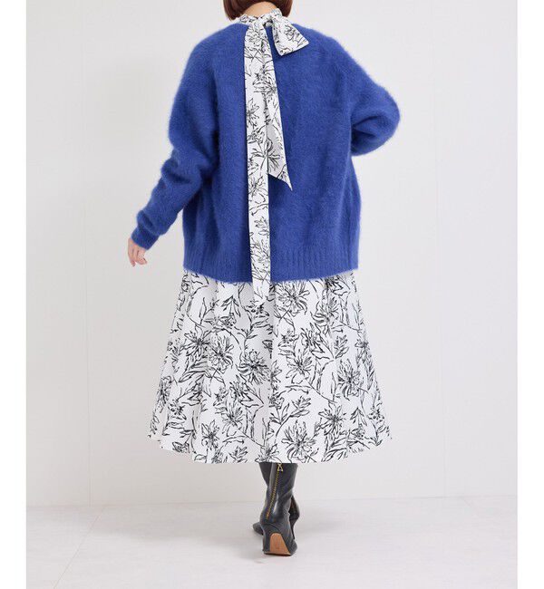 ハンドペオントフォルムフレアスカート/セットアップ対応（ROPE