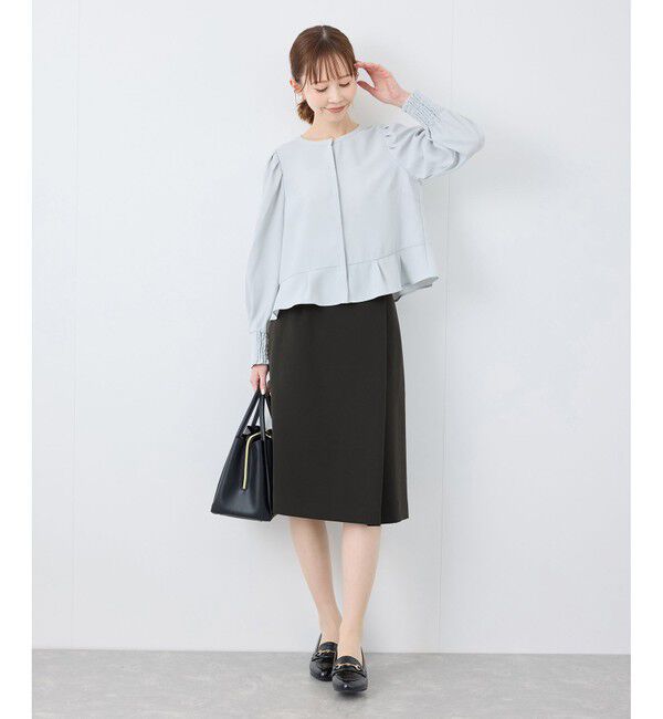Rope&rsquo;Picnic「【360&deg;ウルトラストレッチ】花粉ガード・UVカット/タイトスカート/セットアップ対応」|スカート|