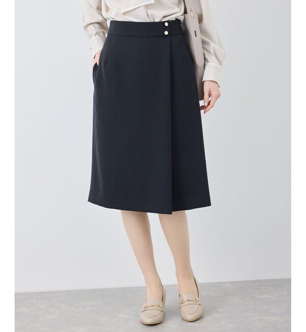 Rope&rsquo;Picnic「【360&deg;ウルトラストレッチ】花粉ガード・UVカット/タイトスカート/セットアップ対応」|スカート|