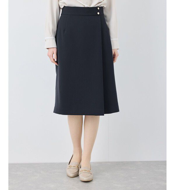 Rope&rsquo;Picnic「【360&deg;ウルトラストレッチ】花粉ガード・UVカット/タイトスカート/セットアップ対応」|スカート|