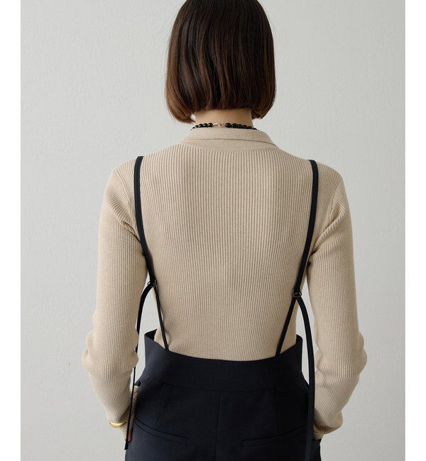  「ニットポロボディスーツ」|ニット・セーター|