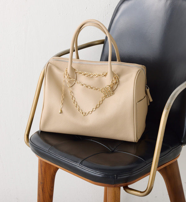  「【牛革/高見え】シュリンクリンボストンバッグ」|ボストンバッグ|