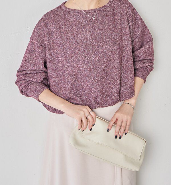  「裾バルーンラメスウエット」|Tシャツ・カットソー|