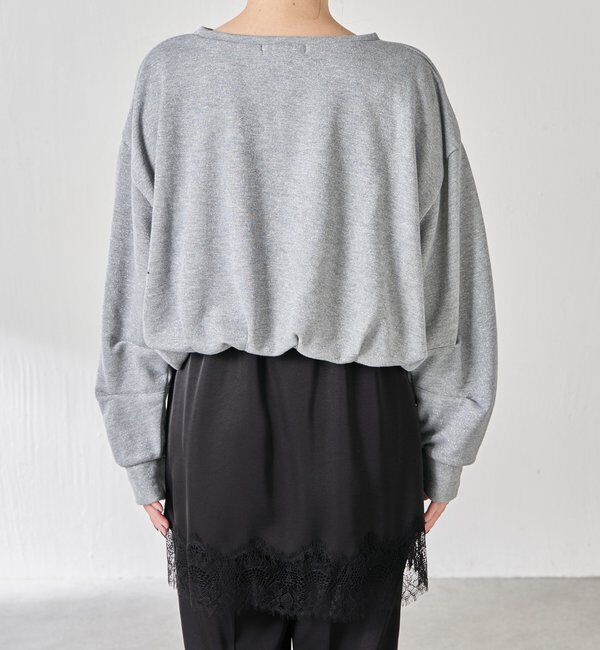 「裾バルーンラメスウエット」|Tシャツ・カットソー|
