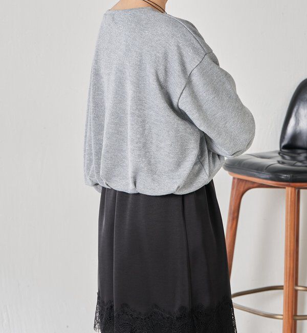  「裾バルーンラメスウエット」|Tシャツ・カットソー|