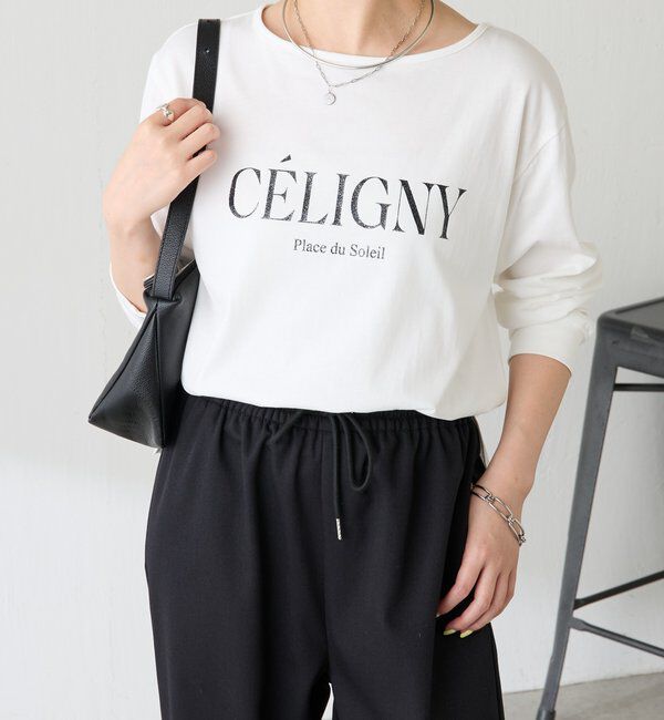  「グリッターロゴロンT」|Tシャツ・カットソー|オフホワイト