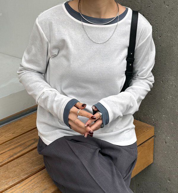  「ベーシックシアーロンT」|Tシャツ・カットソー|