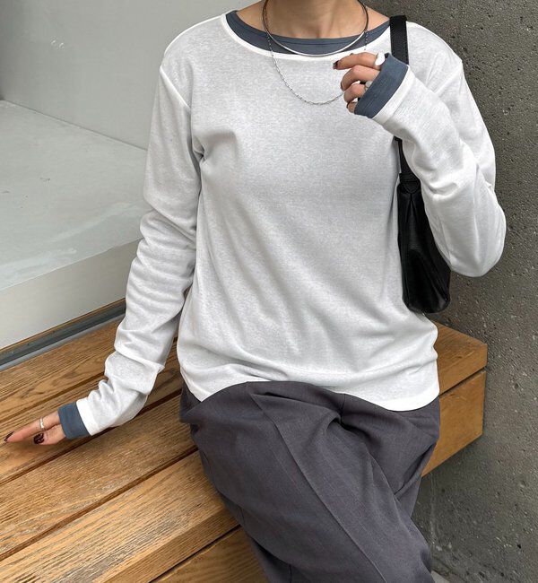  「ベーシックシアーロンT」|Tシャツ・カットソー|