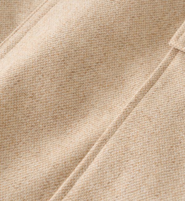  「【上品な装いに】エコツイードポケットスカート」|スカート|