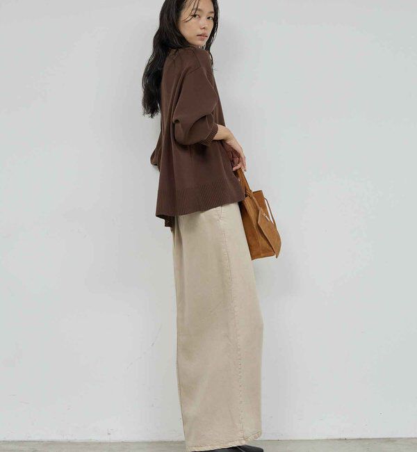  「【セットアップ対応】リヨセルスリットスカート」|スカート|