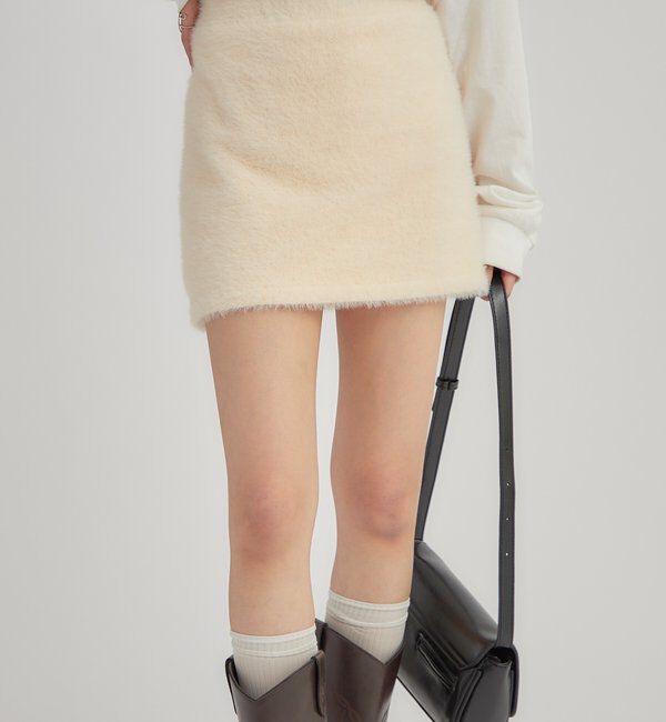 「シャギーミニスカート」|スカート|