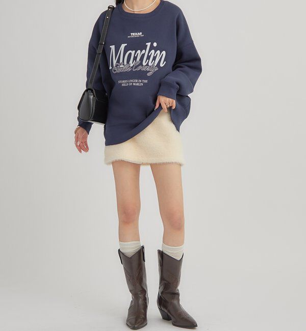  「シャギーミニスカート」|スカート|