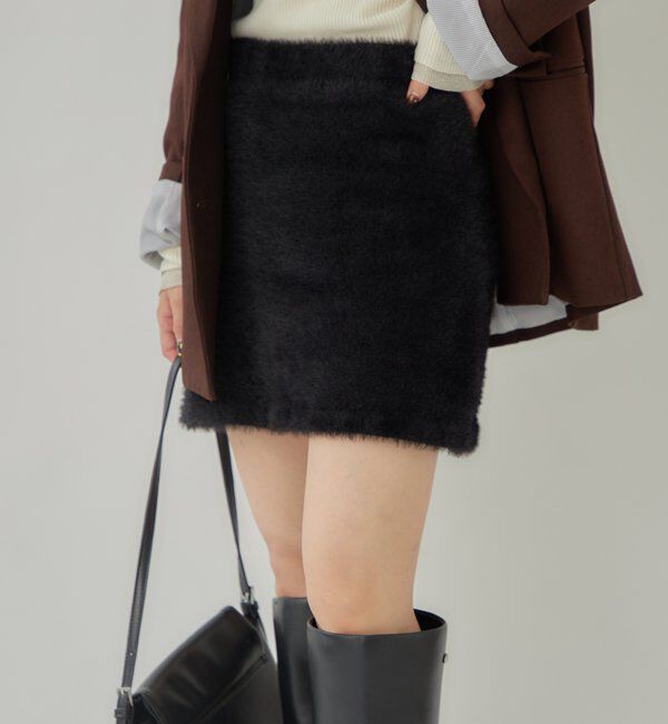  「シャギーミニスカート」|スカート|
