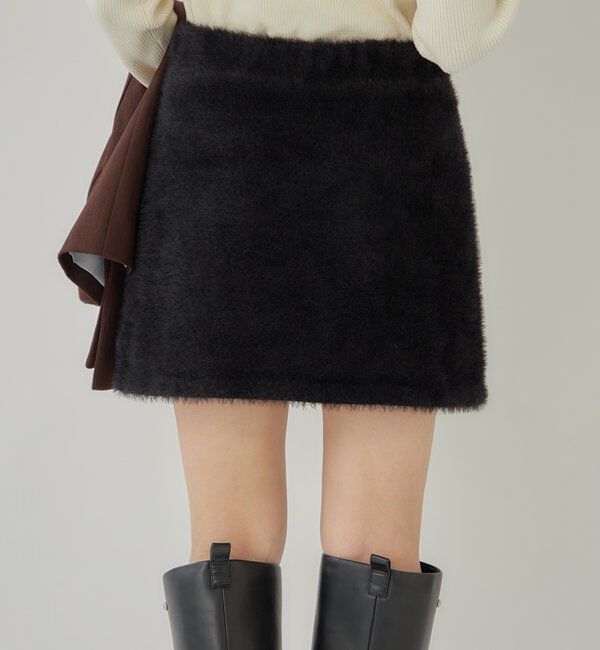  「シャギーミニスカート」|スカート|
