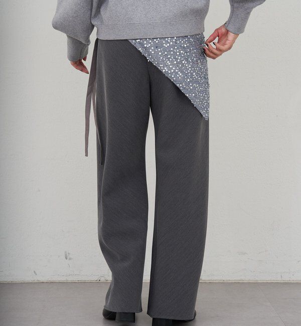  「ダブルクロスワイドパンツ」|チノ|