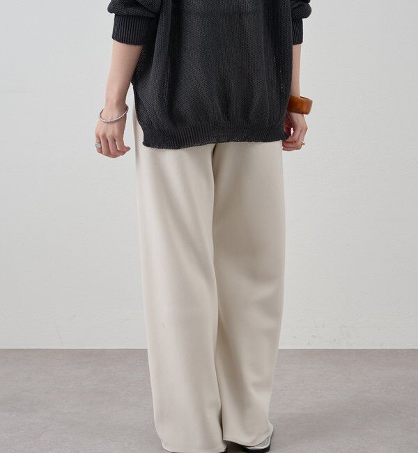  「ダブルクロスワイドパンツ」|チノ|