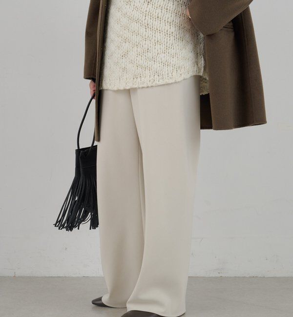  「ダブルクロスワイドパンツ」|チノ|