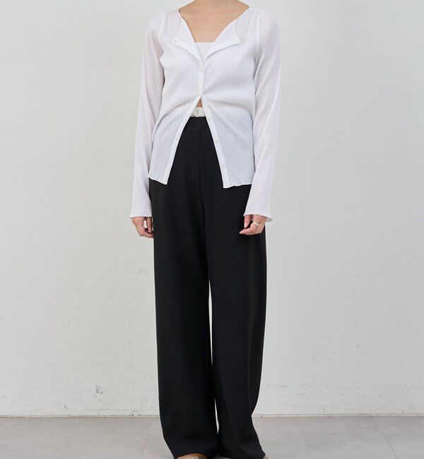  「ダブルクロスワイドパンツ」|チノ|