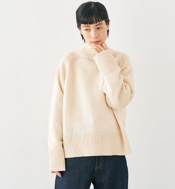 collex「ハイネック2WAYプルオーバー」|ニット・セーター|