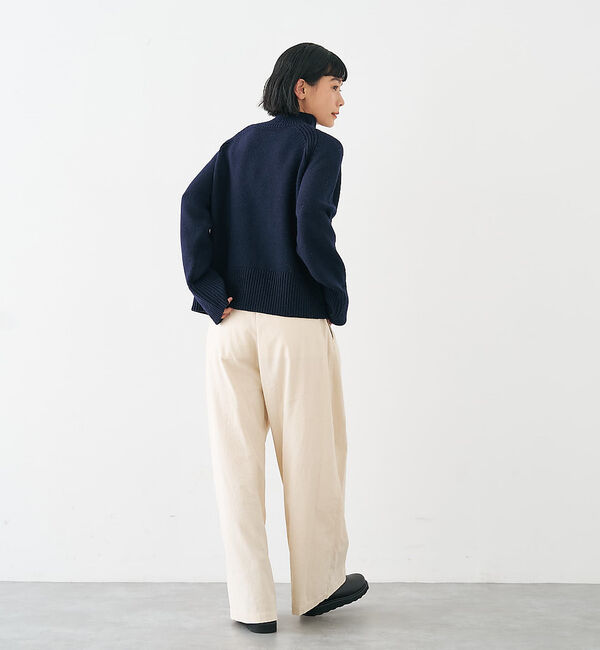 collex「ハイネック2WAYプルオーバー」|ニット・セーター|