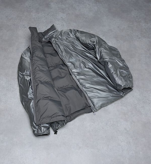 ABAHOUSE「【リバーシブル】シャーリング パデッドブルゾン / 中綿ジャケット / 撥水」|ダウン|