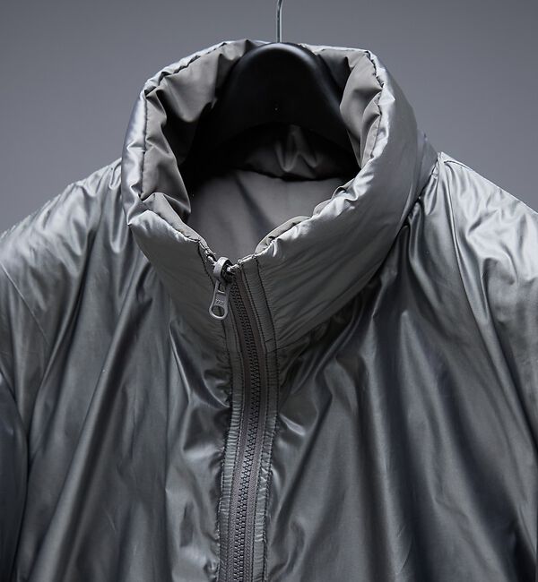 ABAHOUSE「【リバーシブル】シャーリング パデッドブルゾン / 中綿ジャケット / 撥水」|ダウン|