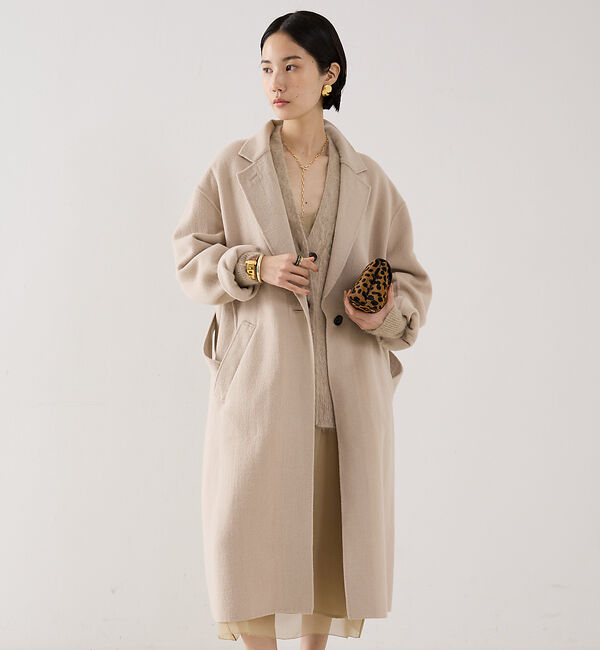 The Store by C' 「【COCUCA】ベルテッドリバーチェスターコート」|その他|アイボリー