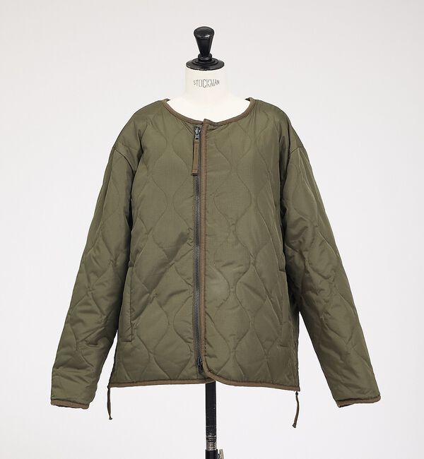 NOMINE「【TAION】ミリタリー リバーシブル クルーネック ダウンジャケット / ブル」|ダウン|