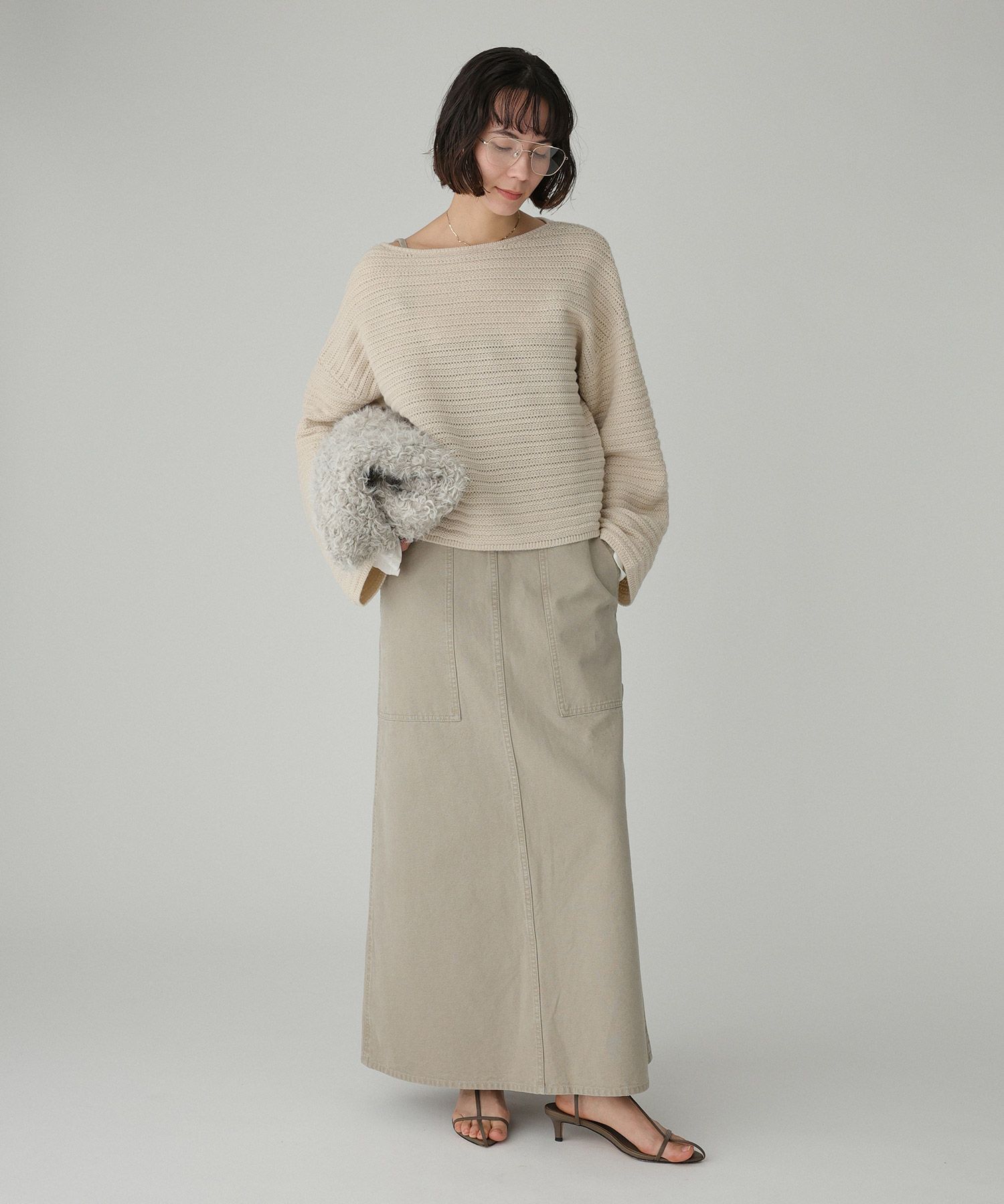 BABYLONE「エフォートレスリブニット」|ニット・セーター|