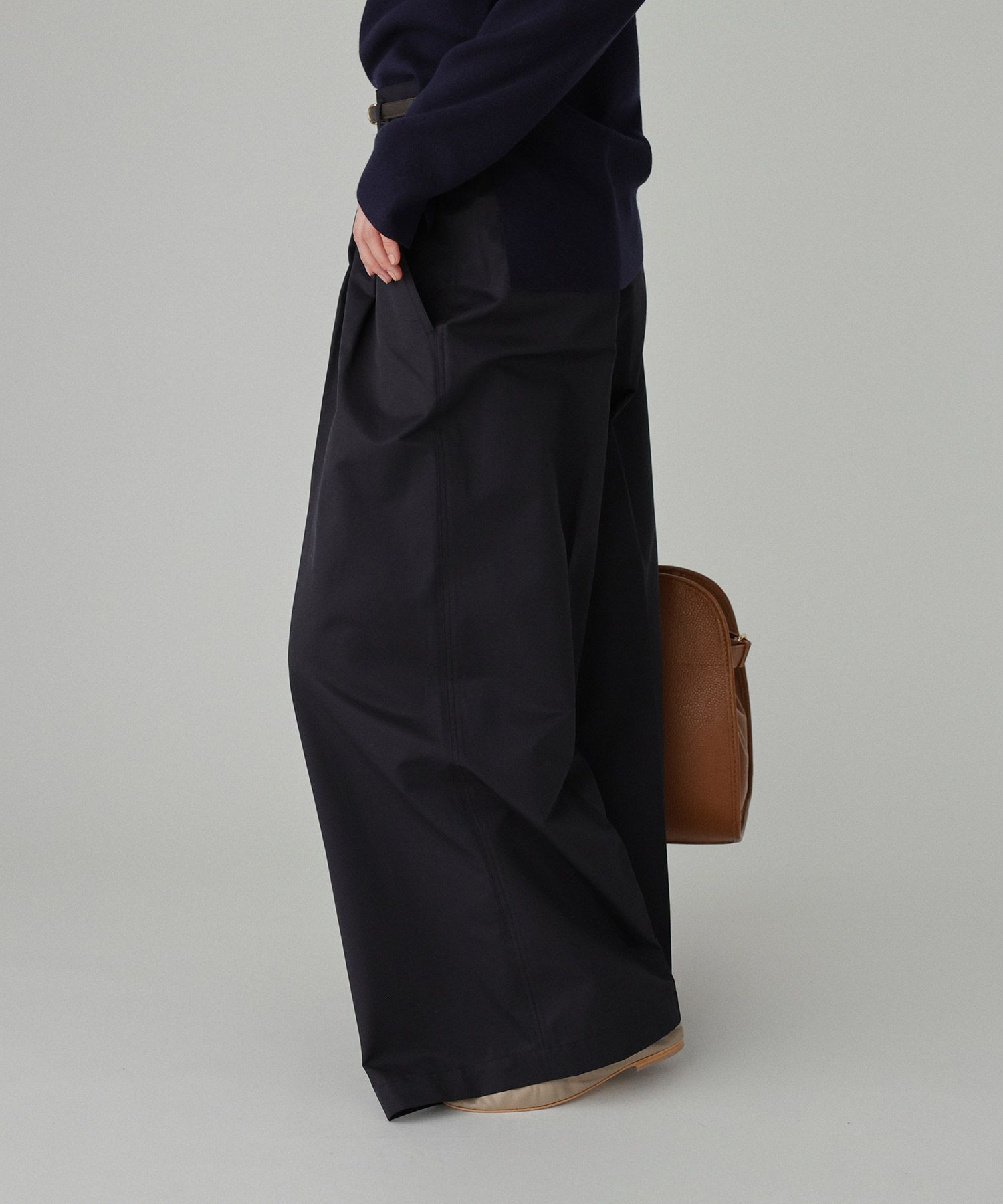 BABYLONE「シャンブレー2タックチノパンツ」|チノ|