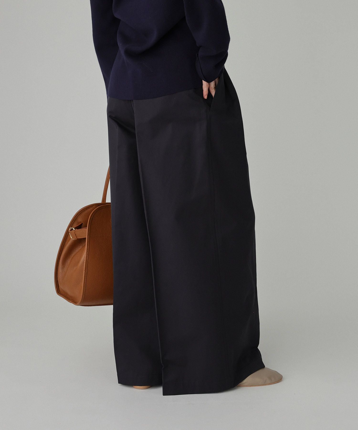 BABYLONE「シャンブレー2タックチノパンツ」|チノ|