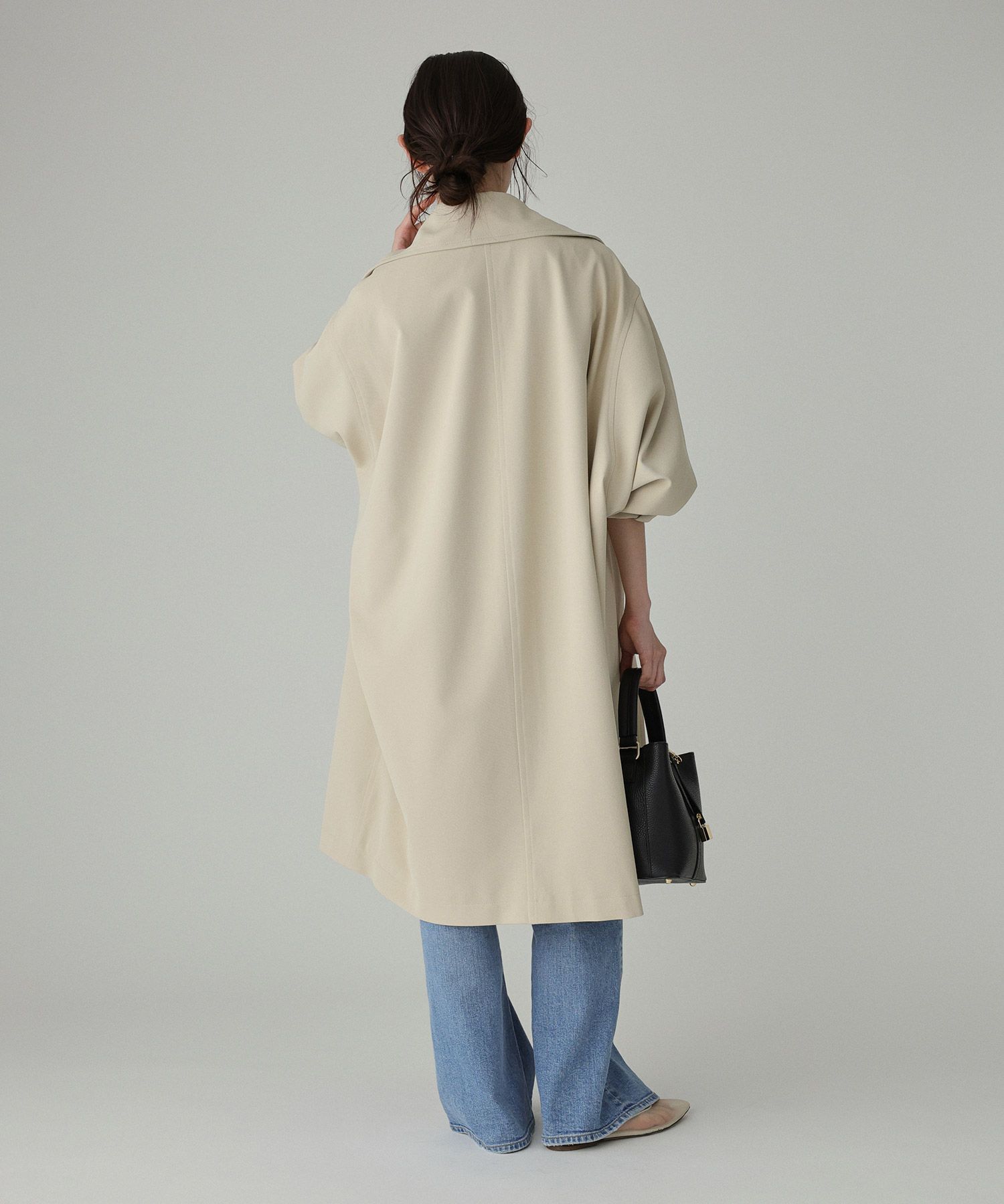BABYLONE「【多機能素材】オーバーフォルムコート」|ステンカラーコート|