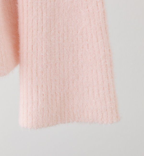  「バックリボンフェザーペプラムニット」|ニット・セーター|