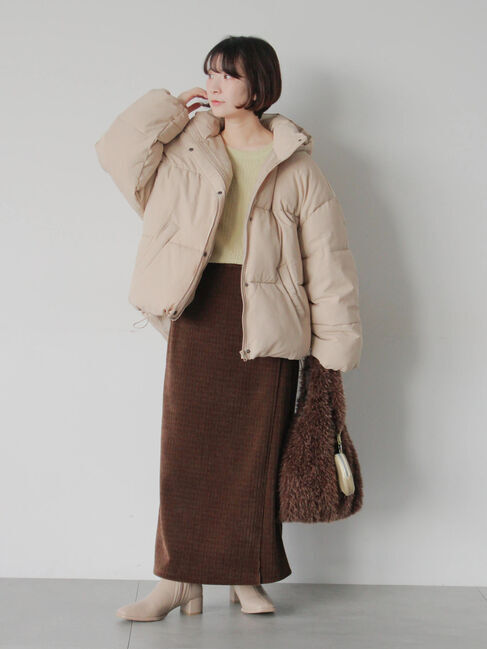 Samansa Mos2 blue「ふくれジャカードクルーネックプルオーバー」|Tシャツ・カットソー|