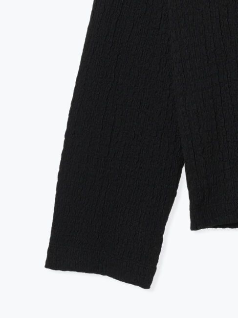 Samansa Mos2 blue「ふくれジャカードクルーネックプルオーバー」|Tシャツ・カットソー|