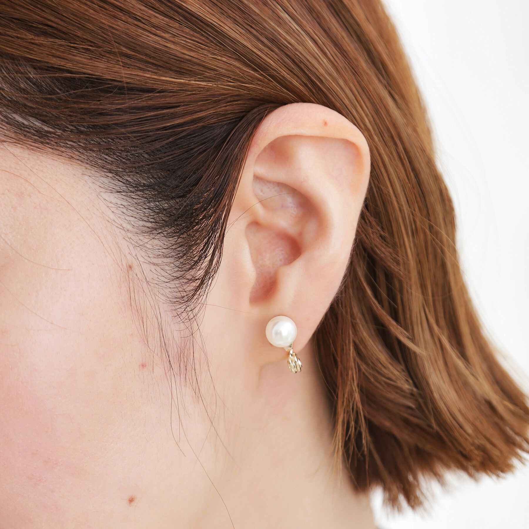 grove「リバーシブルパール調ビジューイヤリング」|イヤリング|