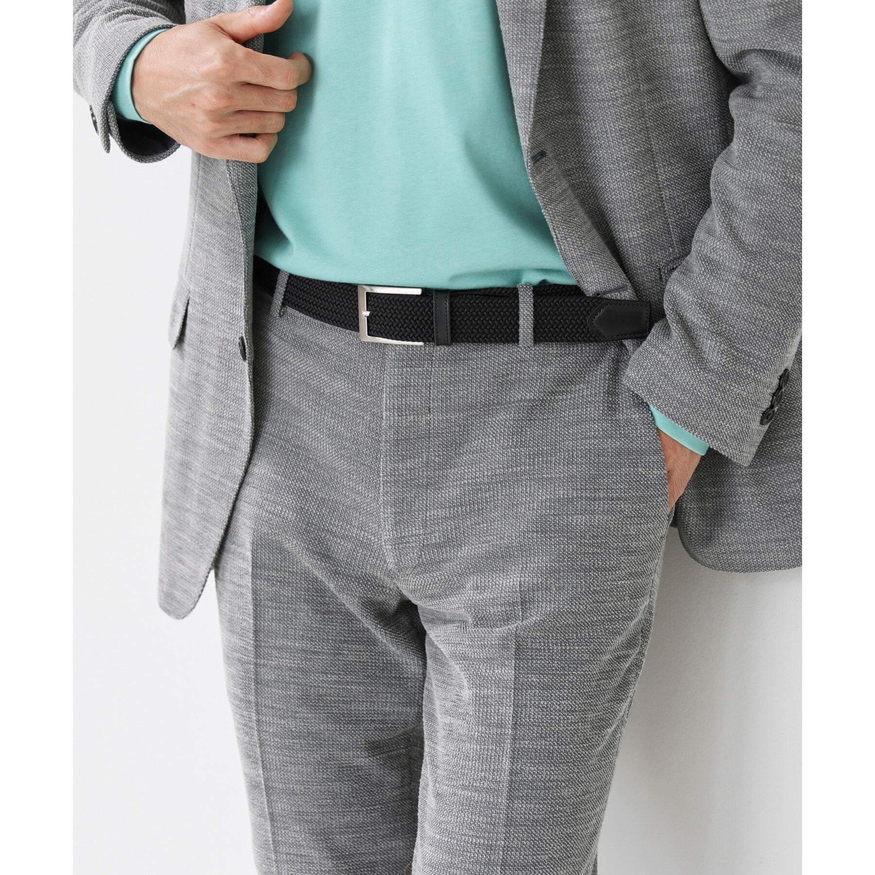 TAKEO KIKUCHI「【ON／OFF兼用】イタリアン ゴムメッシュベルト」|ベルト|