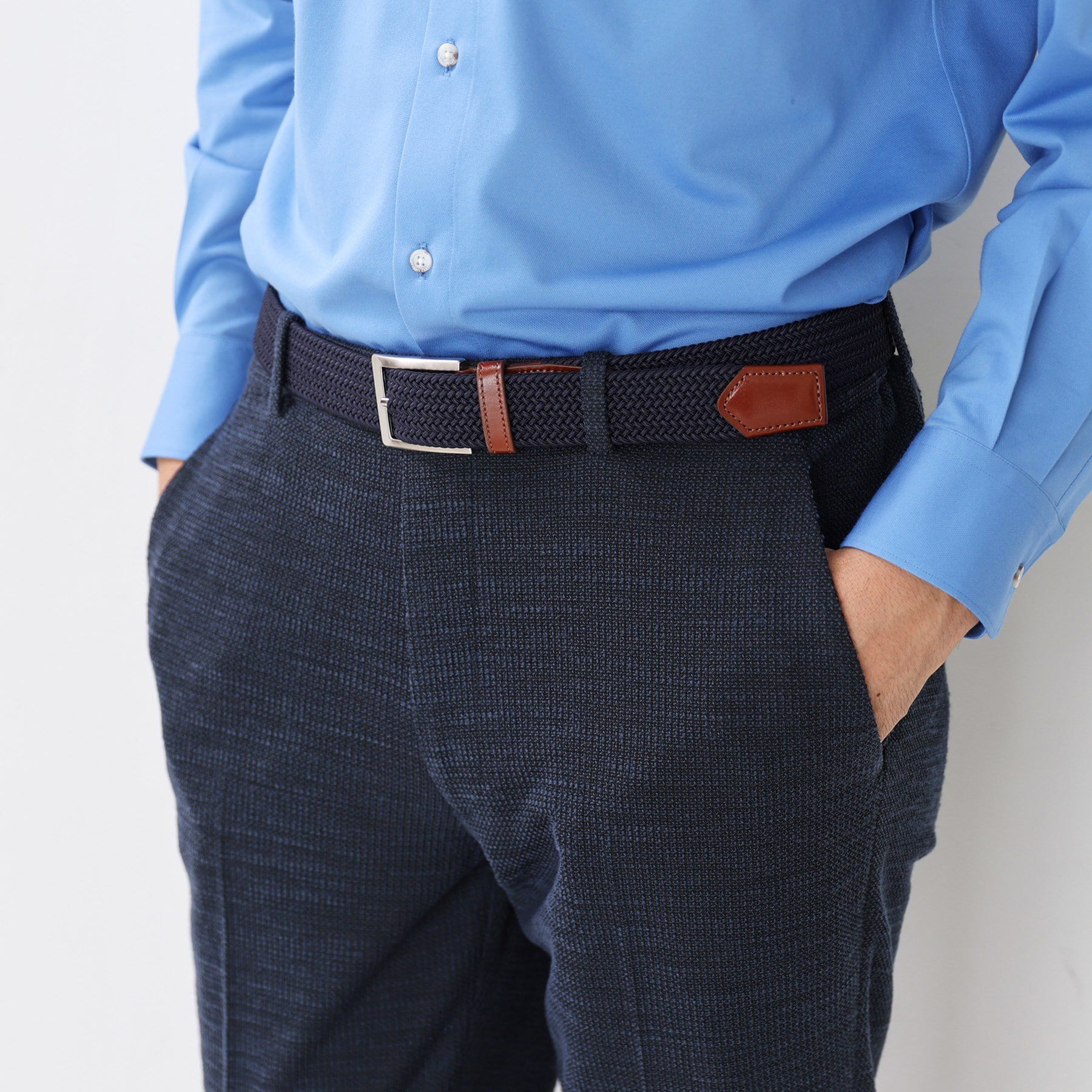 TAKEO KIKUCHI「【ON／OFF兼用】イタリアン ゴムメッシュベルト」|ベルト|