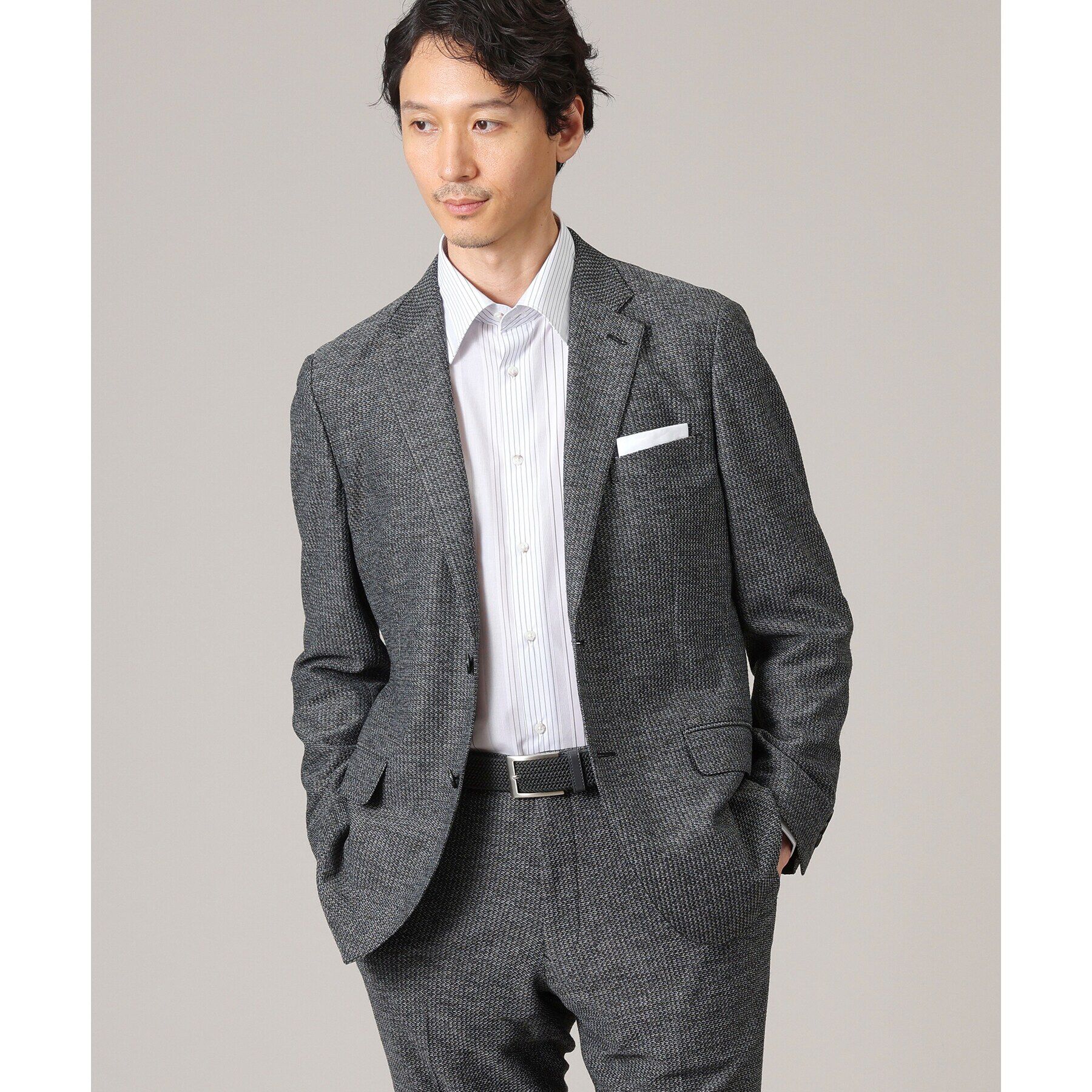 TAKEO KIKUCHI「【ON／OFF兼用】イタリアン ゴムメッシュベルト」|ベルト|