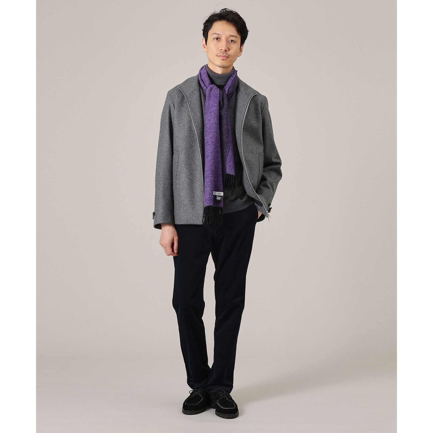 TAKEO KIKUCHI「フルデカメルトン ショートブルゾン」|ブルゾン・スタジャン|