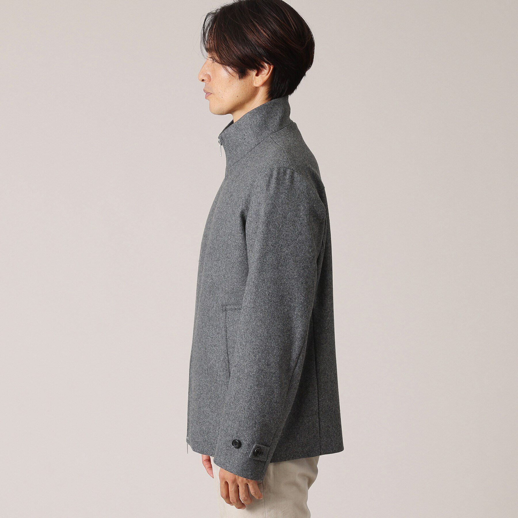 TAKEO KIKUCHI「フルデカメルトン ショートブルゾン」|ブルゾン・スタジャン|