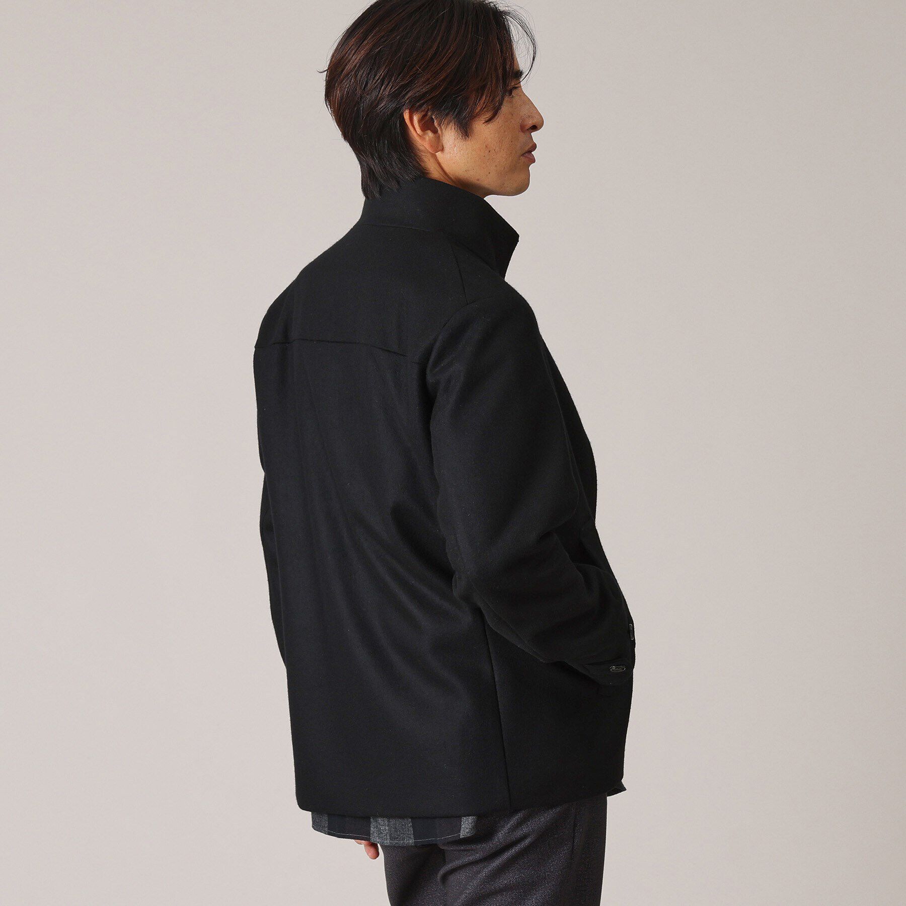 TAKEO KIKUCHI「フルデカメルトン ショートブルゾン」|ブルゾン・スタジャン|