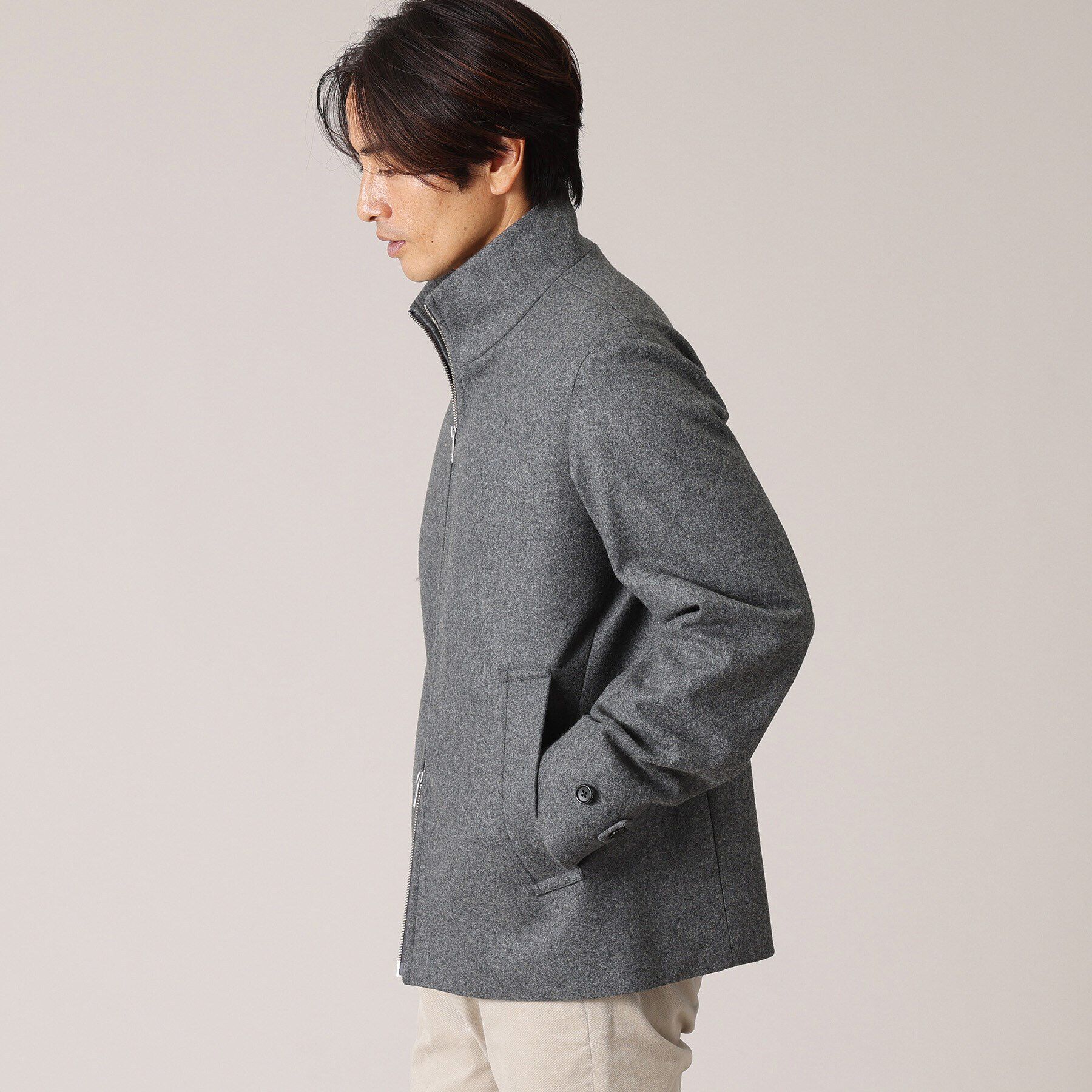 TAKEO KIKUCHI「フルデカメルトン ショートブルゾン」|ブルゾン・スタジャン|